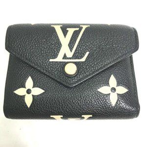 LOUIS VUITTON Monogram Empreinte Portefeuille Victorine Compact wallet